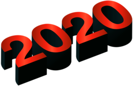 numbers & 2020 free transparent png image.