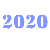 numbers & 2020 free transparent png image.