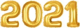 numbers & 2021 free transparent png image.