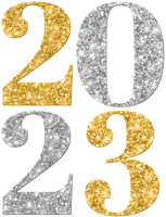 numbers & 2023 free transparent png image.