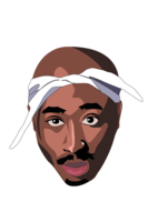 celebrities & 2Pac free transparent png image.