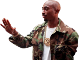 celebrities & 2Pac free transparent png image.