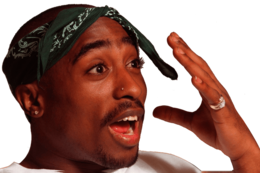 celebrities & 2Pac free transparent png image.