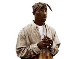 celebrities & 2Pac free transparent png image.