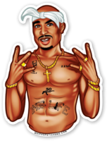 celebrities & 2Pac free transparent png image.