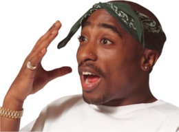 celebrities & 2Pac free transparent png image.