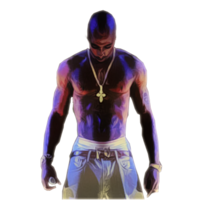 celebrities & 2pac free transparent png image.