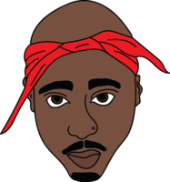 celebrities & 2Pac free transparent png image.