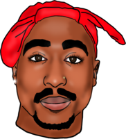 celebrities & 2pac free transparent png image.