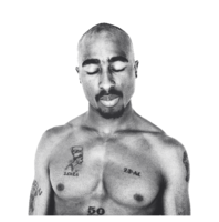 celebrities & 2Pac free transparent png image.