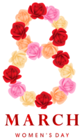 holidays & 8 March free transparent png image.