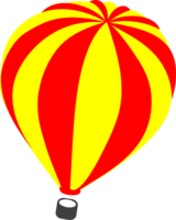 transport & Air balloon free transparent png image.