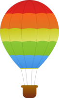 transport & Air balloon free transparent png image.