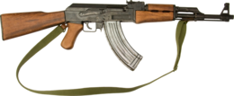 weapons & AK 47 free transparent png image.