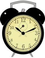 objects & alarm clock free transparent png image.