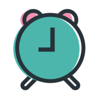 objects & Alarm clock free transparent png image.