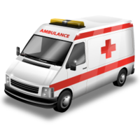 cars & Ambulance free transparent png image.