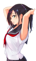 fantasy & Anime girl free transparent png image.