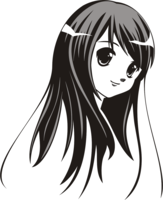fantasy & Anime girl free transparent png image.