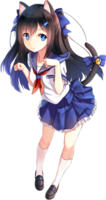 fantasy & Anime girl free transparent png image.