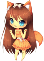 fantasy & Anime girl free transparent png image.