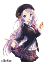 fantasy & anime girl free transparent png image.