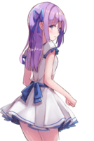 fantasy & Anime girl free transparent png image.