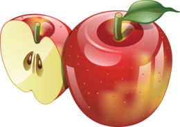 fruits & apple free transparent png image.