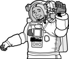 people & astronaut free transparent png image.