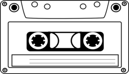 objects & Audio cassette free transparent png image.