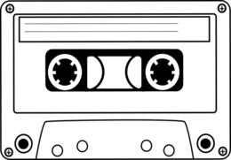 objects & Audio cassette free transparent png image.