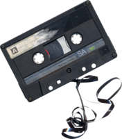 objects & Audio cassette free transparent png image.