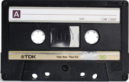 objects & Audio cassette free transparent png image.