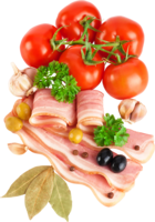 food & Bacon free transparent png image.