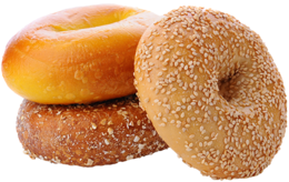 food & Bagel free transparent png image.