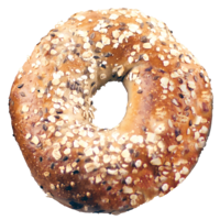 food & Bagel free transparent png image.