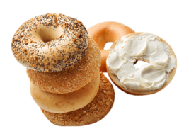 food & Bagel free transparent png image.