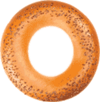 food & Bagel free transparent png image.