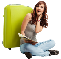 clothing & baggage free transparent png image.