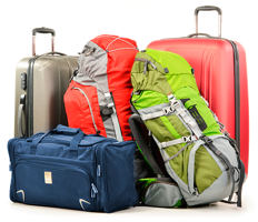 clothing & baggage free transparent png image.