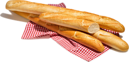 food & Baguette free transparent png image.