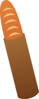 food & baguette free transparent png image.