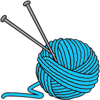 clothing & Ball yarn free transparent png image.