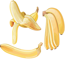 fruits & banana free transparent png image.