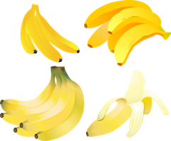 fruits & Banana free transparent png image.