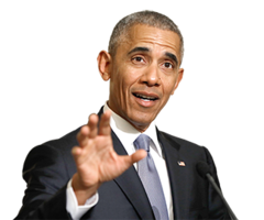 celebrities & Barack Obama free transparent png image.