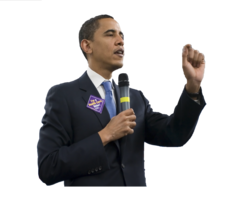 celebrities & Barack Obama free transparent png image.