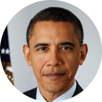 celebrities & Barack Obama free transparent png image.