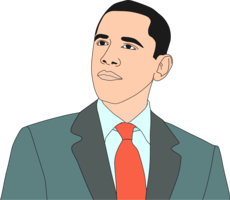 celebrities & Barack Obama free transparent png image.