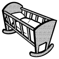 furniture & bassinet free transparent png image.